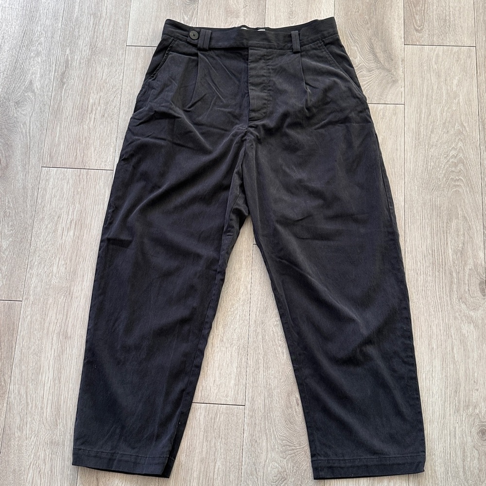 Studio Nicholson Black Wide-Fit Pants